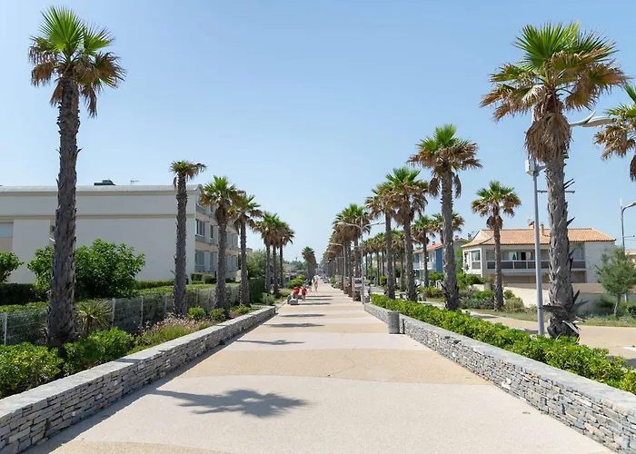 Rez-de-jardin Avec Piscine Et Parking à Marseillan-plage - Fr-1-387-63 *